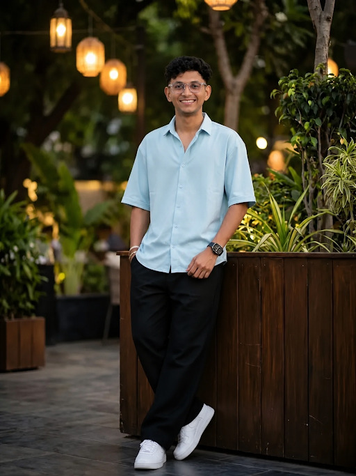 Portrait of Pujan Pedhadiya, Head of Product at AdizSpaces