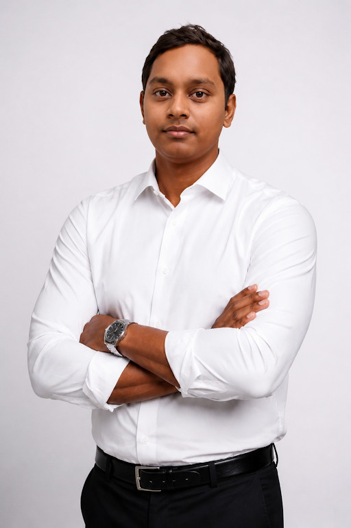 Portrait of Manav Patel, Frontend Engineer at AdizSpaces
